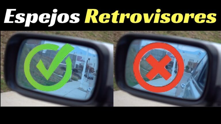 Cómo colocar correctamente los espejos retrovisores para una conducción segura